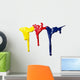 liquid paint drop Wall Decal