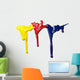 liquid paint drop Wall Decal