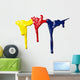 liquid paint drop Wall Decal