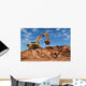 Excavator Bulldozer in Sandpit Wall Mural