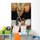 Traditional Breton Costume Embroidery Wall Mural