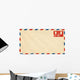 five cent airmail envelope Wall Mural