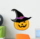 Witch Pumpkin Wall Decal