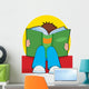 Child Reading Wall Decal