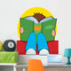 Child Reading Wall Decal