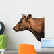 Brown Cow Head Wall Decal