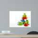 Colour Gift Boxes White Wall Decal