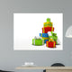 Colour Gift Boxes White Wall Decal