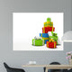 Colour Gift Boxes White Wall Decal