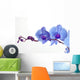 Blue Orchid Wall Decal