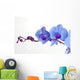 Blue Orchid Wall Decal