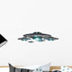 Fleet Ugo Spaceships Wall Decal Sticker Set