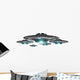 Fleet Ugo Spaceships Wall Decal Sticker Set