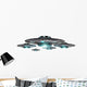 Fleet Ugo Spaceships Wall Decal Sticker Set