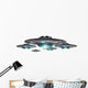Fleet Ugo Spaceships Wall Decal Sticker Set
