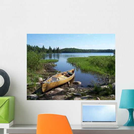 Canoe Lake Wall Decal
