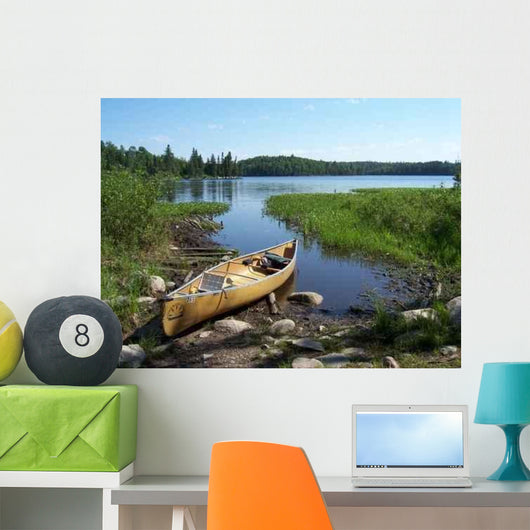 Canoe Lake Wall Decal