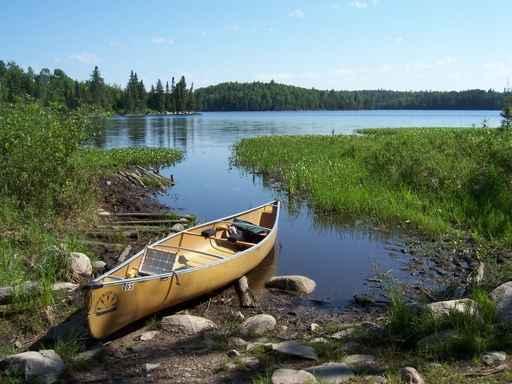 Canoe Lake Wall Decal