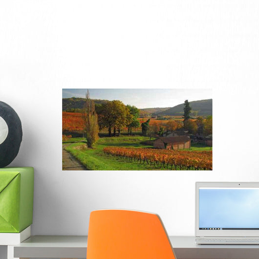 Fall from Lot Valley Wall Decal Design 1