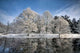 Lake Scene Winter Wall Decal