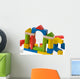 Wooden toy blocks Wall Decal