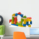 Wooden toy blocks Wall Decal