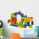 Wooden toy blocks Wall Decal