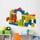 Wooden toy blocks Wall Decal
