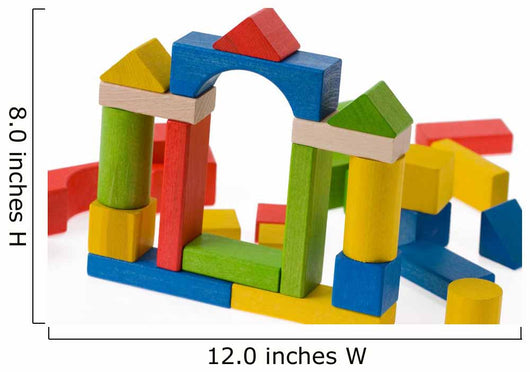 Wooden toy blocks Wall Decal