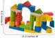 Wooden toy blocks Wall Decal
