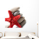 Starfish and Pebble Wall Decal