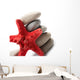Starfish and Pebble Wall Decal