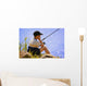 Child Fishing Wall Mural