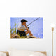 Child Fishing Wall Mural