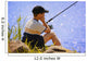 Child Fishing Wall Mural