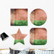 set of 4 falg buttons of belarus Wall Mural