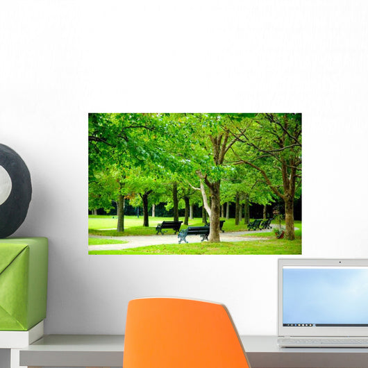 Fresh Green Park Wall Decal