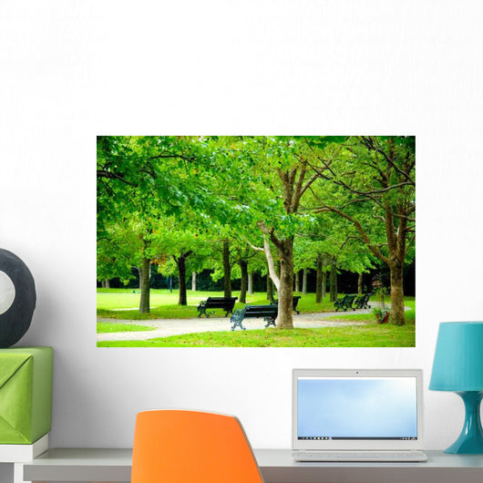 Fresh Green Park Wall Decal