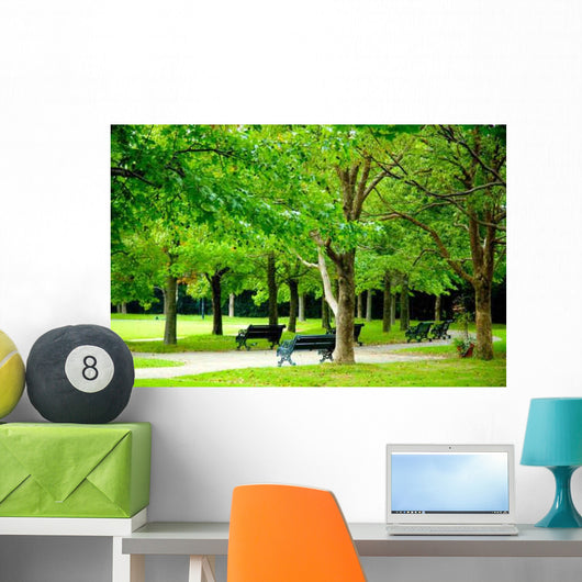 Fresh Green Park Wall Decal