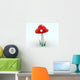 Red Mushroom Wall Decal