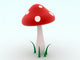 Red Mushroom Wall Decal