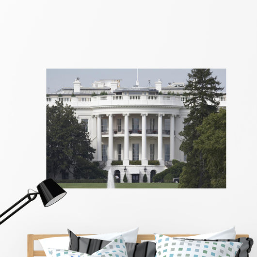 White House Washington Dc Wall Mural