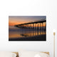 night at the hermosa pier Wall Mural