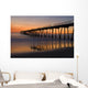 night at the hermosa pier Wall Mural