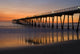 night at the hermosa pier Wall Mural