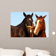 two thoroughbreds Wall Mural