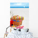 Picnic on sand dune Wall Mural