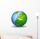 world globe geographic Wall Decal
