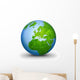 world globe geographic Wall Decal