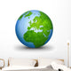 world globe geographic Wall Decal